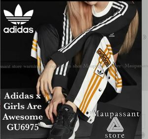 GU6975　S adidas アディダス GIRLS ARE AWESOME コラボ　アディブレイク　アトモス 取り扱い　ブラックピンク　新品 未使用 正規品