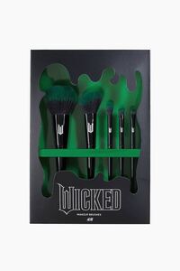 WICKED メイクブラシセット 5本 メイクアップブラシキット ウィキッド ブラッシングブラシ メッシュコーム