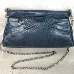 ARMANI EXCHANGE アルマーニ エクスチェンジ チェーン ショルダーバッグ クラッチバック ネイビー LH632024070902