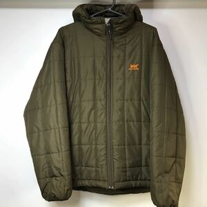 HELLY HANSEN ヘリーハンセン フーディージャケット 中綿 フードジャケット M オリーブ系 メンズ ジップジャケット