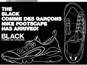 BLACK COMME DES GARCONS × NIKE FOOTSCAPE サイズUS9.5（JP27.5㎝）新品 未使用 未試着 伊勢丹新宿 購入 国内正規品