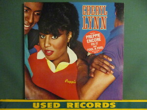 ★ Cheryl Lynn ： Preppie LP ☆ (( Jam & Lewis Dance Classics !「Encore」収録 / 落札5点で送料当方負担