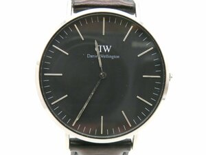 \1◆稼働◆ Daniel Wellington B40S4 黒 クオーツ メンズ 腕時計 S42508