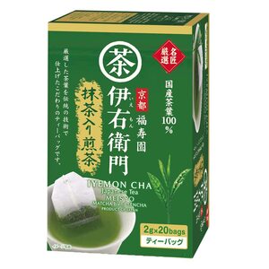 宇治の露 伊右衛門 名匠厳選 抹茶入り煎茶 ティーバッグ (2g×20P)×2個