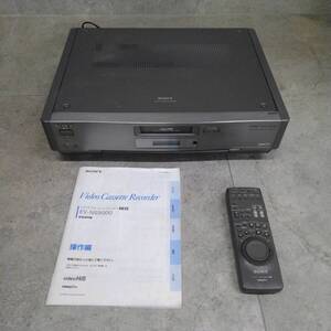 24国/A065445-1/MY5000/H021-846/　SONY EV-NS9000 NTSC video Hi8 ビデオカセットレコーダー ソニー