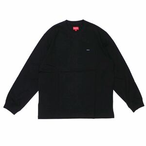 Supreme Small Box L/S Tee シュプリーム スモール ボックス ロゴ ロングスリーブ Tシャツ カットソー black ブラック top トップ