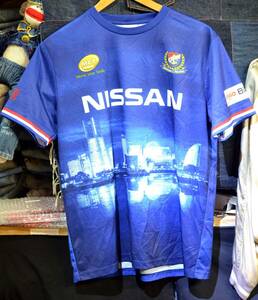 V962/横浜Fマリノス NISSAN サッカー　ゲームシャツ ユニフォーム　極美品
