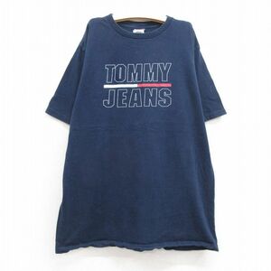 古着 トミーヒルフィガー トミージーンズ 半袖 ブランド ビンテージ Tシャツ キッズ ボーイズ 子供服 90s トミージーンズ コットン ク