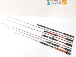 アルファタックル ニュー海人 船アオリ 125、パワーフネ 烏賊乗丸 100、ゴーショット アネスタ 180SR 等 計5点セット