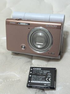 ☆稼働品☆CASIO カシオ コンパクトデジタルカメラ EXILIM HS EX-ZR70/1円〜