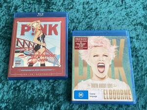 ★P!NK★Blu-ray/ブルーレイ 2枚セット★FUNHOUSE TOUR LIVE IN AUSTRALIA★THE TRUTH ABOUT LOVE TOUR LIVE FROM MELBOURNE★ピンク★PINK