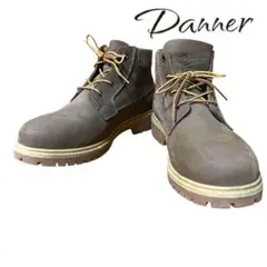 Danner チャッカブーツ グレー レヌバック　レザーブラウン