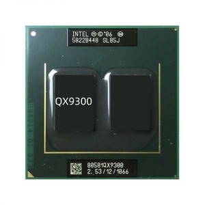 Intel Core 2 Extreme QX9300 SLB5J 4C 2.53GHz 26MiB 45W Socket P AW80581ZH061003