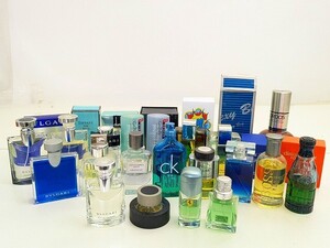 S024-00000-6 ブランド 香水 メンズ まとめ Calvin Klein / GIVENCHY / BVLGARI / GATSBY / RALPH LAUREN / TIFFANY など 28点 現状品3