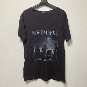 LAD MUSICIAN 2213-721 THE NOVEMBERS Tシャツ ラッドミュージシャン ノーベンバーズ サイズ44