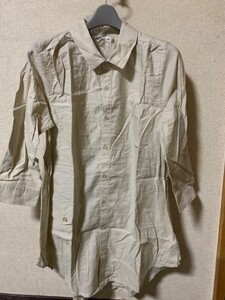 【新品】ロングシャツ　LEPSIM　8分袖　コットン　M　定価4410円