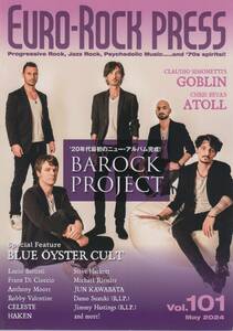 【雑誌/最新号】EURO-ROCK PRESS ユーロ・ロック・プレス/Vol.101 *Barock Project,Blue Oyster Cult 他
