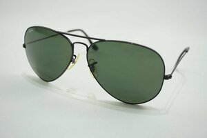 ☆☆【B送900円】420　Ray-Ban　レイバン　B＆L　サングラス　アビエーター　USA製　ブラックフレーム　レンズグレー