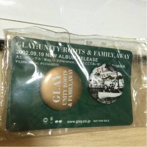 GLAY グレイ 2002 非売品 缶バッジセット