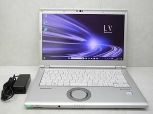 ☆1円☆第8世代☆CF-LV8RDHVS☆Core i5 1.60GHz/8GB/SSD256GB/累積6150/高解像度1920×1080☆無線/カメラ/Office/Win11 DtoD領域☆