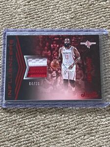 2016-17 Panini NBA スタジオインフルエンサー #4 James Harden パッチジャージ 30シリ