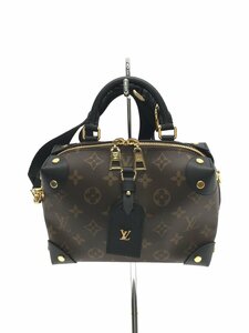 LOUIS VUITTON◆ルイヴィトン プティット・マルスープル_モノグラム_BRW/レザー/BRW/モノグラム//