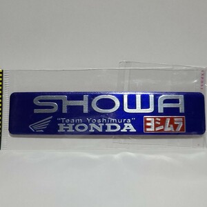 ヨシムラ YOSHIMURA HONDA SHOWA 青 ブルー 耐熱アルミステッカー 【即決】【送料無料】i