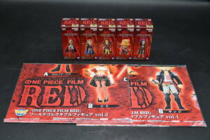 FY11-48【未開封品】WCF ONE PIECE vol.3 全５種セット ワンピース FILM RED フィルムレッド ワールドコレクタブルフィギュア ポスター付