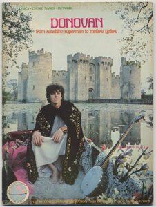 Donovan【音楽関連本　米出版　楽譜（ギター　ボーカル）】From Sunshine Superman To Mellow Yellow