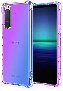 Xperia 1 II ケース tpu SO-51A /SOG01カバー 耐衝撃 クリア透明 スリム 薄型 シリコン 指紋防止 米