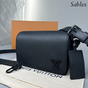 【新品同様/RFID】LOUIS VUITTON ルイヴィトン LVアエログラム ファストライン ウェアラブル ウォレット M82085 メンズ ショルダーバッグ