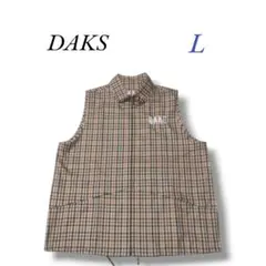 DAKS★メンズゴルフウェア★ナイロンベスト★L★T011402