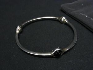 1円 ■美品■ GEORG JENSEN ジョージ ジェンセン 473 SV925 バングル ブレスレット アクセサリー メンズ レディース シルバー系 EA2470