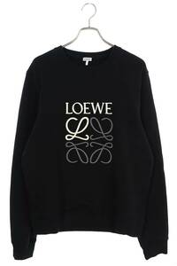 ロエベ スウェット 22AW サイズ:XL アナグラムエンブロイダリークルーネックスウェット 中古 SS13