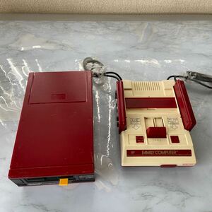 （B038）ファミコン 本体 HVC-002/ディスクシステム HVC-022 任天堂 ニンテンドー ゲーム 現状品