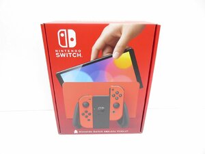 未使用品 ニンテンドースイッチ 有機ELモデル マリオレッド Nintendo Switch ゲーム機本体 △WE1648