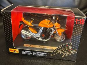 1/18 Kawasaki Z1000 マイストスペシャルエディション ダイキャストバイク オートバイ ミニカー カワサキ 川崎 完成品 maisto