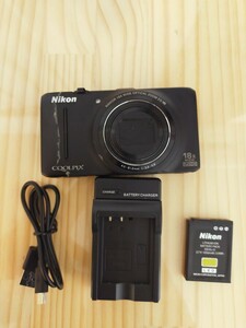 ★実用品★ Nikon ニコン COOLPIX クールピクス S9300 マットブラック 