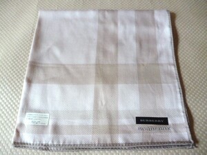 バーバリー BURBERRY ベージュ ハンカチ 49cm×49cm 未使用