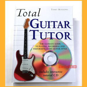 ●楽譜●TOTAL GUITAR TUTOR by Terry Burrows CD付き テリー・バロウズ 1999年 Colour Library Direct ギター タブ譜 教則本 スコア●