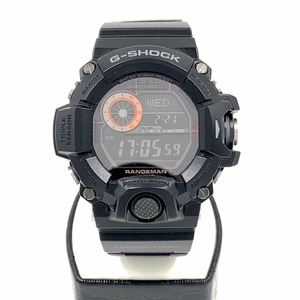 〇〇 CASIO カシオ Gショック レンジマン ソーラー電波クォーツ GW-9400BJ-1JF ブラック 目立った傷や汚れなし