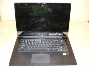 SONY VAIO Fit 15A SVF15N19DJS i7-4500U/8GB NVIDIA GeForce GT 735M　WINDOWS10　半ジャンク　純正DVDドライブつき