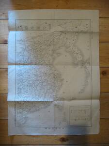 古地図　北清地図（日清戦争）　　◆　明治２７年　◆　　