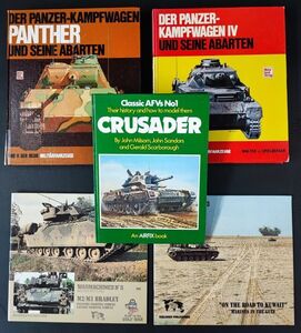 【戦車に関する洋書本・5冊（PANTHER/CRUSADER/WARMACHINES/）】※説明欄必読