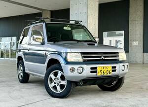 平成18年 三菱 パジェロミニ 4WD! ターボ車! 車検7年4月まで! 機関良好! 社外オーディオ/ETC/キーレス/アルミ! タイベル交換済! 売り切り!