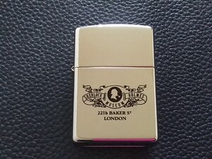 ZIPPO 1998年 ヴィンテージ シャーロック・ホームズ SHERLOCK HOLMES MUSEUM ベイカー街 221b 探偵 アーサー・コナン・ドイル 推理小説 