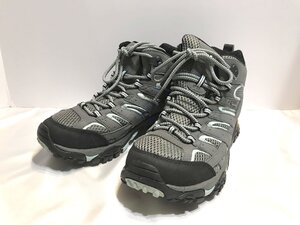 ■【YS-1】 美品 ■ MERRELL メレル トレッキング シューズ ■ 25cm vibram 登山 ハイキング ■ グレー系 メンズ 【同梱可能商品】■D