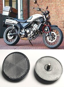 新品HONDAホンダCL250CL500クリアリフレクター反射板2個