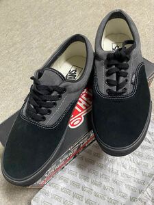 VANS ERA size US9.5 27.5cm バンズ エラ スニーカー (Suede) BIk/Gargoyle/BIk Women US 11.0 希少 レア 黒 グレー 灰色 skate board 