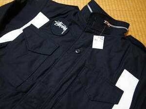 稀少★STUSSY ★ステューシー×アルファ 激レアコラボ カスタム M-65 フィールドジャケット★ブラック★M